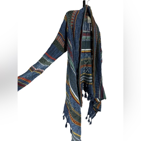 Peruvian Connection drapey Pima cotton knit sweater small - Picture 2 of 6